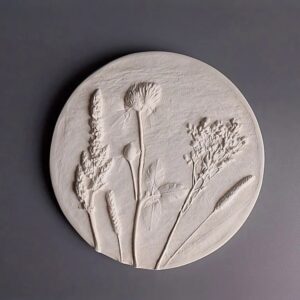 Барельеф Панно на стену Букет Дикорастущих трав 18 см 4